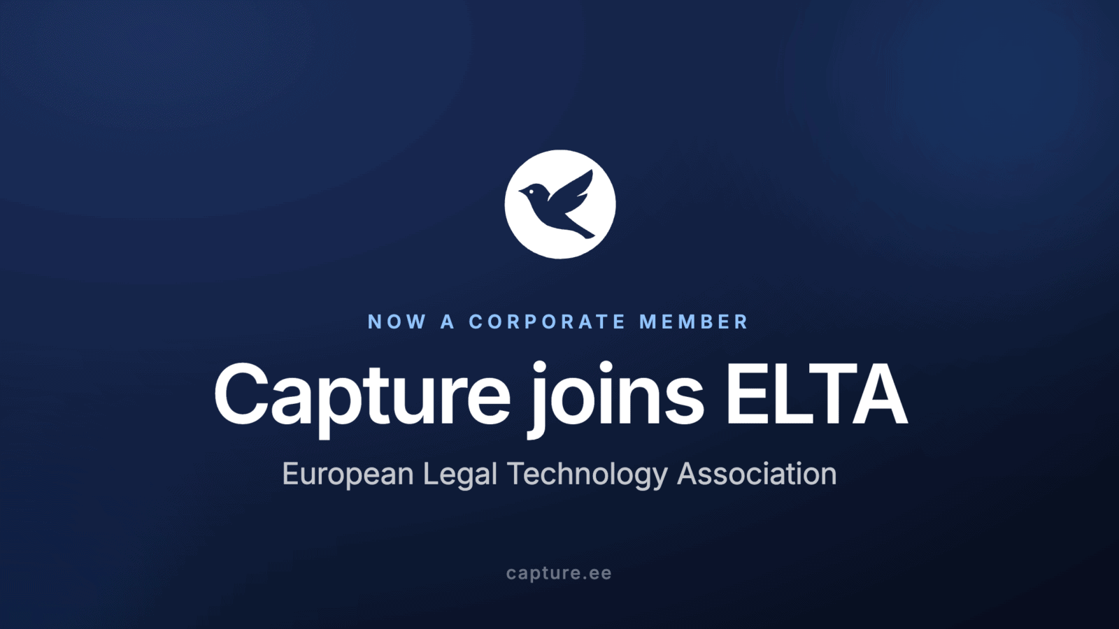 Capture Joins the European Legal Technology Association (ELTA)